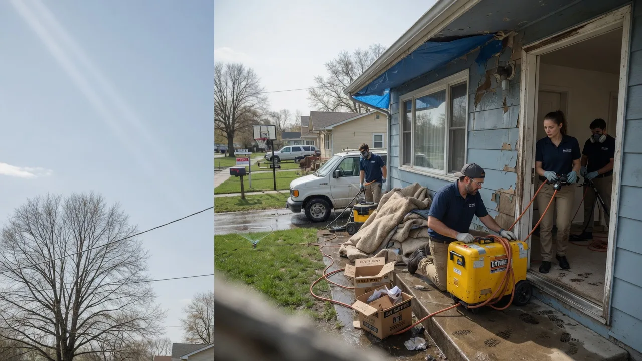 Basement Flood Cleanup in Harmony, MN near me